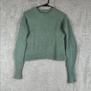 EVERLANE  Some Alpaca Wool Crop Long Sleeve Sweater Women’s, Size M